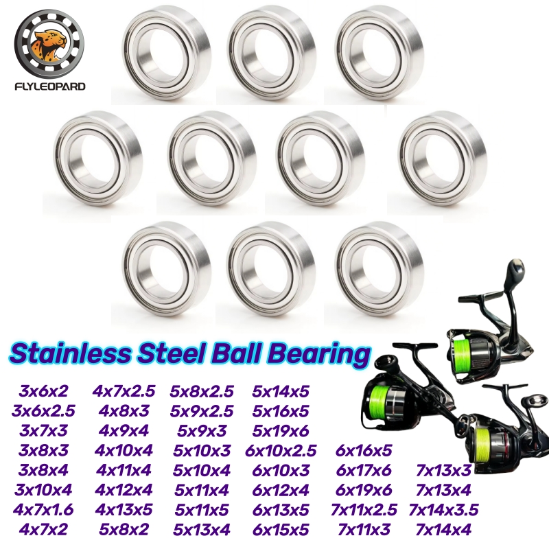 Reel Handle - 10 cuscinetti in acciaio inossidabile SMR85ZZ